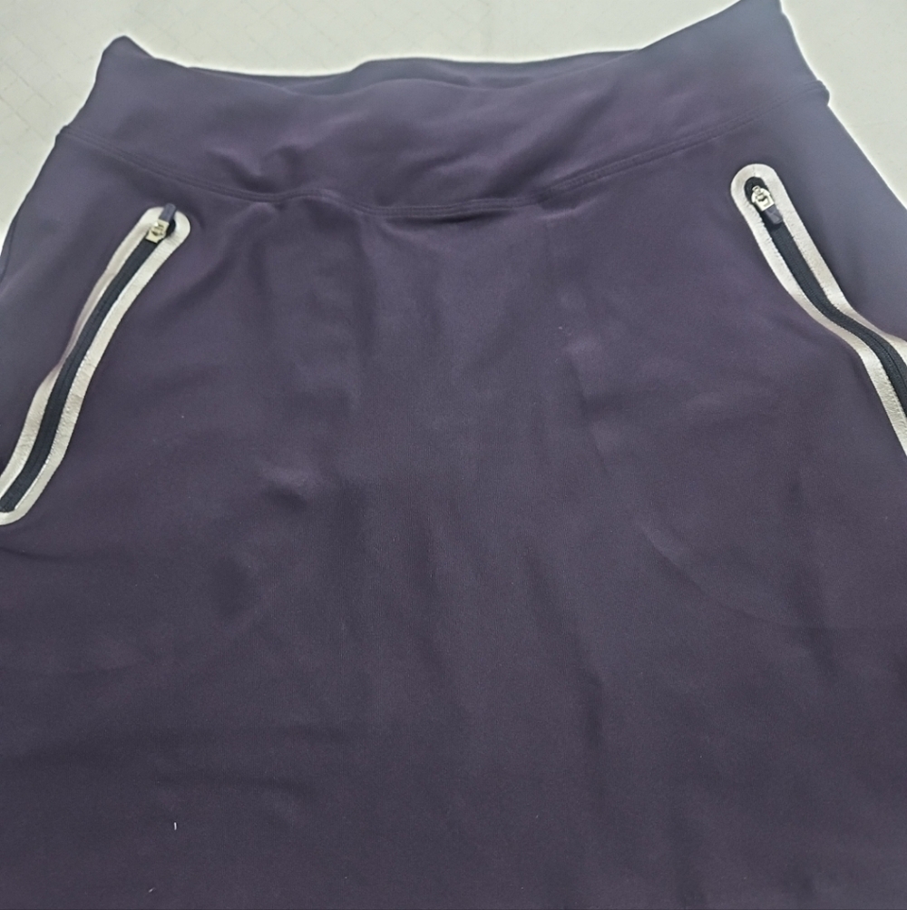 Nike Purple  Skort with Zipper Accents